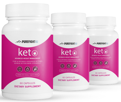 Keto Advanced Weight Management Formula - 3 Bottles 180 Capsules