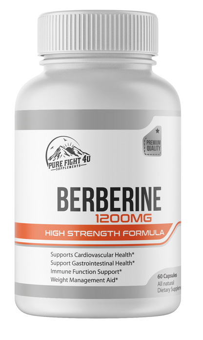 Berberine 1200mg High Strength Formula 10 Bottles 600 Capsules