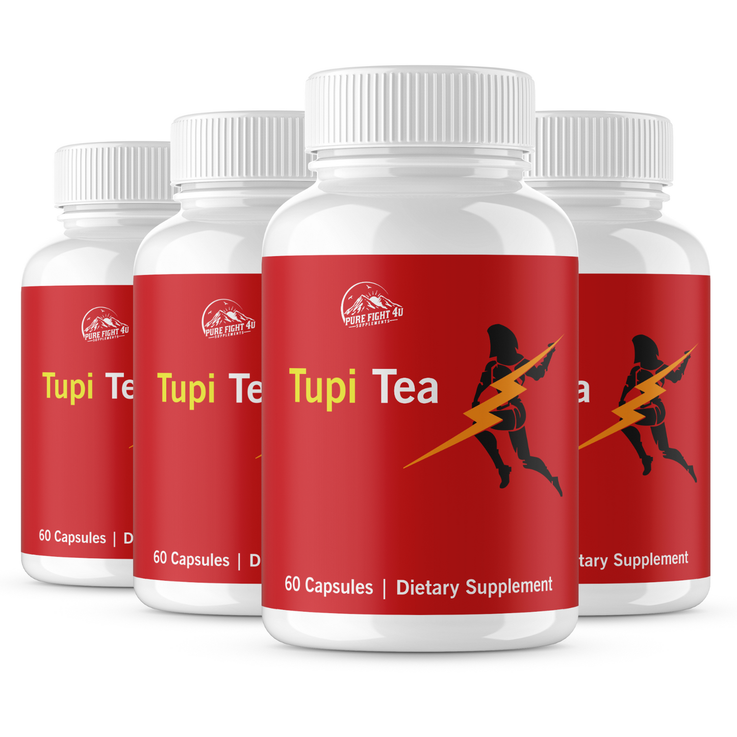 Tupi Tea Dietary Supplement - 4 Bottles 240 Capsules