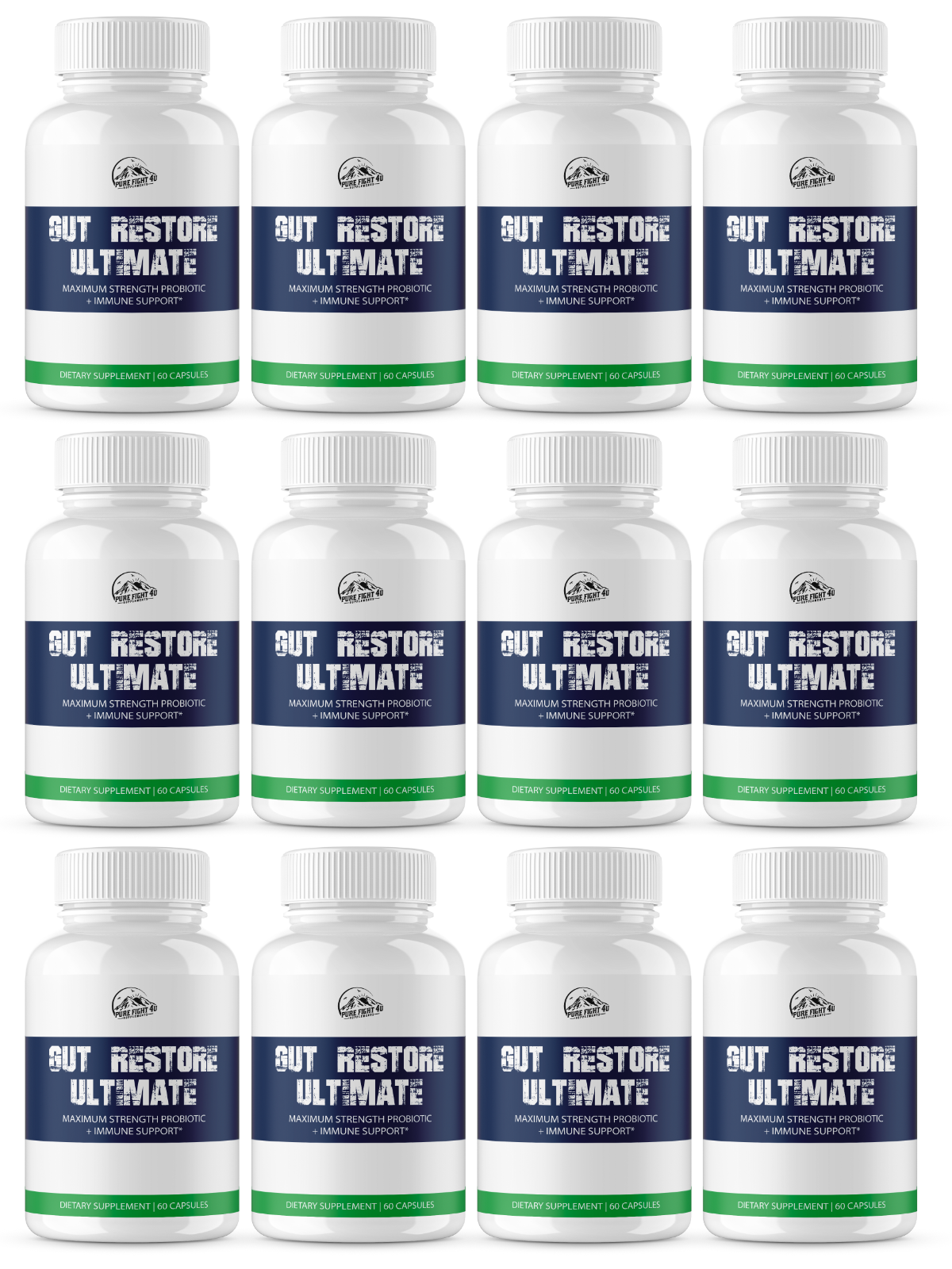 Gut Restore Ultimate Probiotic 12 Bottles 720 Capsules