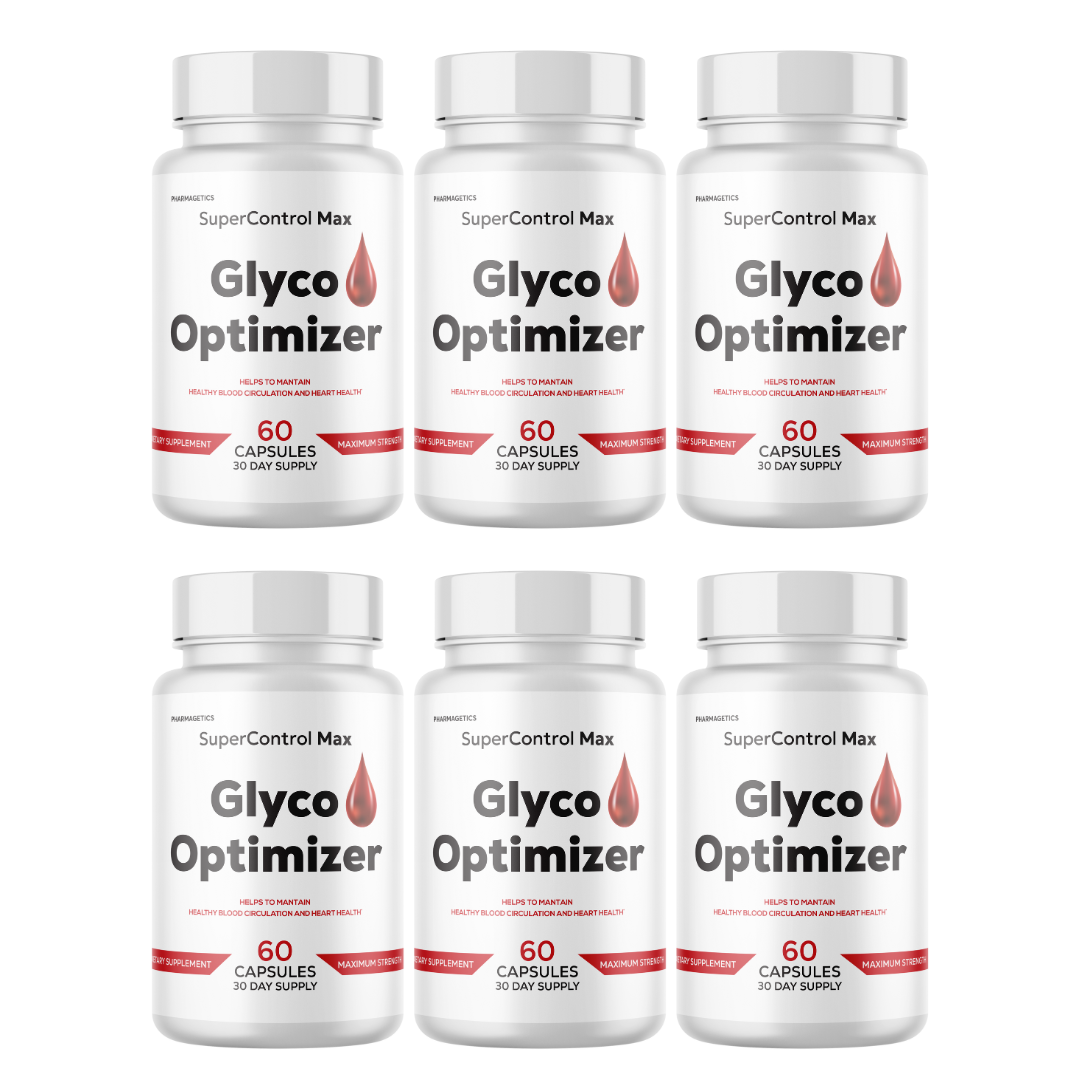 Glyco Optimizer Healthy Blood Circulation & Heart Health 6 Bottles 360 Capsules