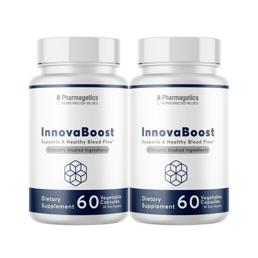 InnovaBoost Supports a Healthy Blood Flow - 2 Bottles 120 Capsules