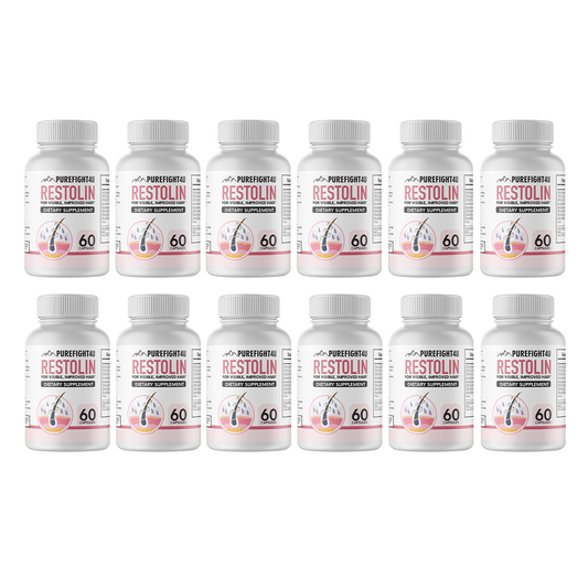 Restolin Hair Skin and Nails Supplement 12 Bottles 720 Capsules