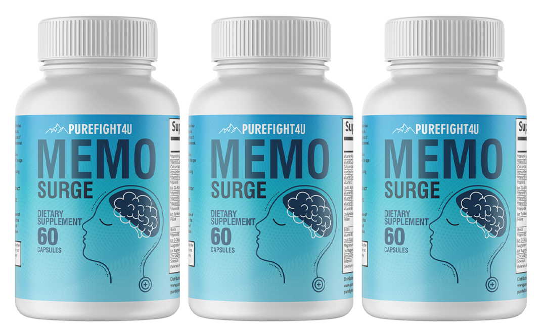 Memo Surge 3 Bottles 180 Capsules