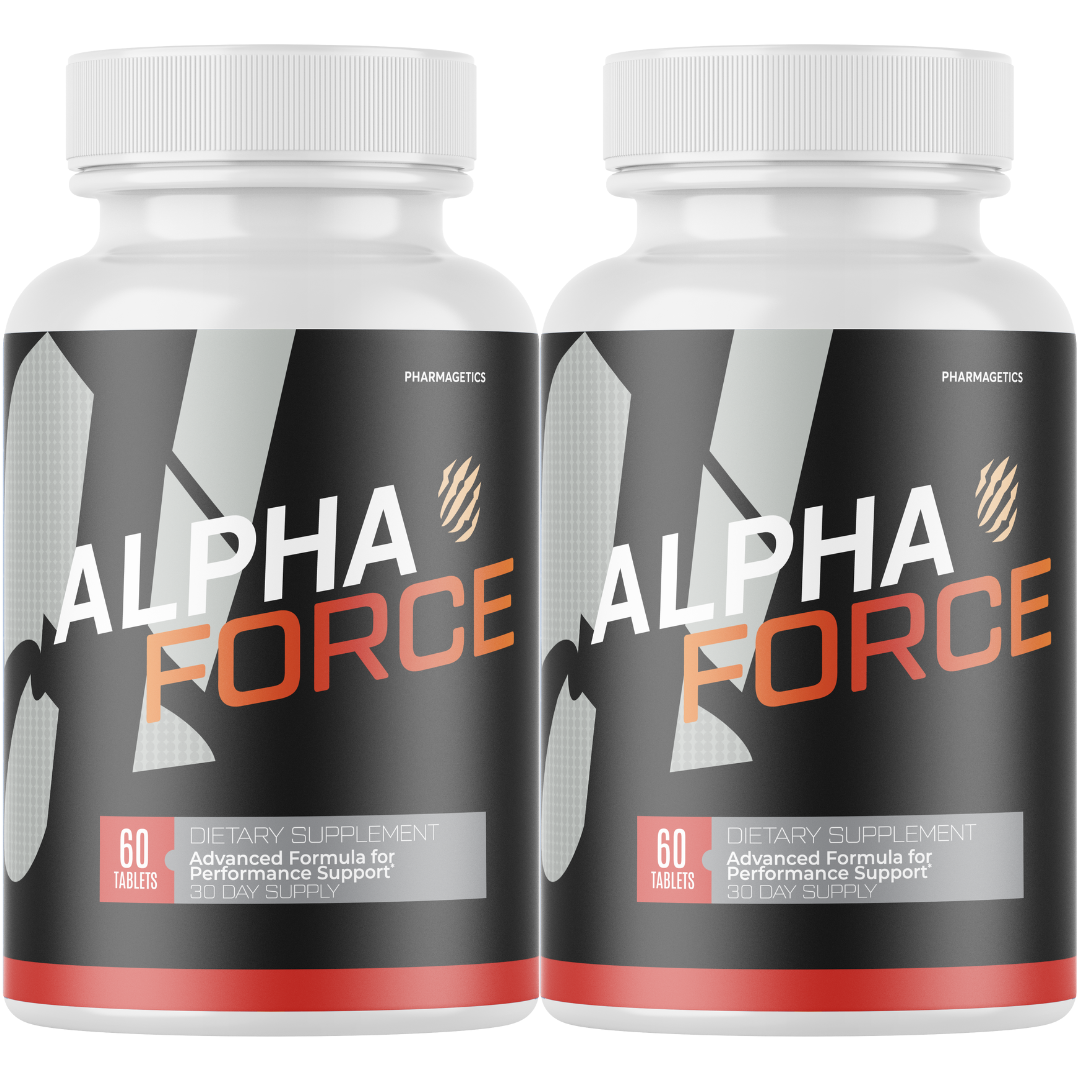 Alpha Force Dietary Supplement For Men ED, AlphaForce Capsules - 2 Bottles