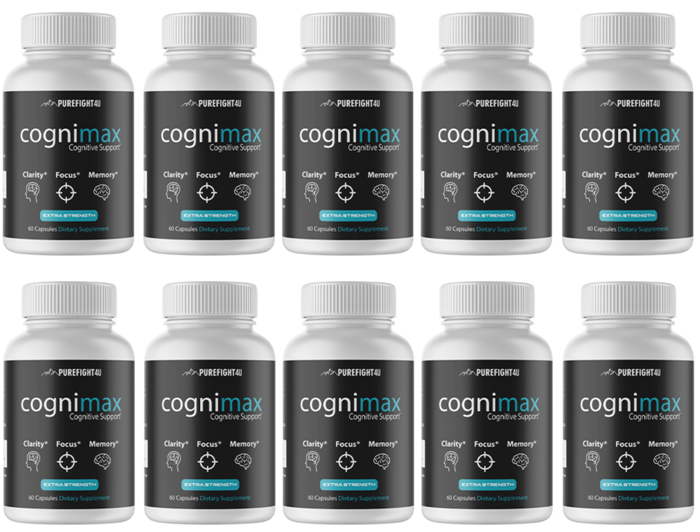 CogniMax Cognitive Support - 10 Bottles 600 Capsules