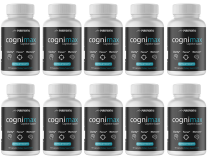 CogniMax Cognitive Support - 10 Bottles 600 Capsules