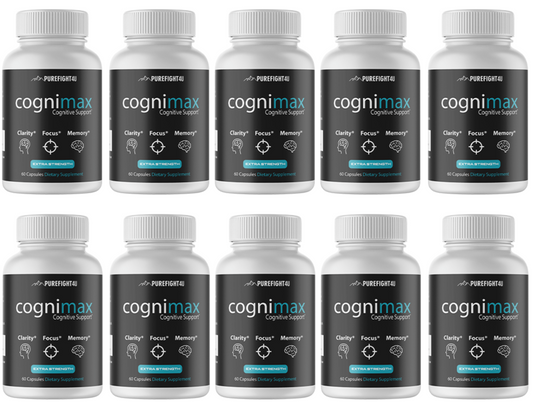 CogniMax Cognitive Support - 10 Bottles 600 Capsules