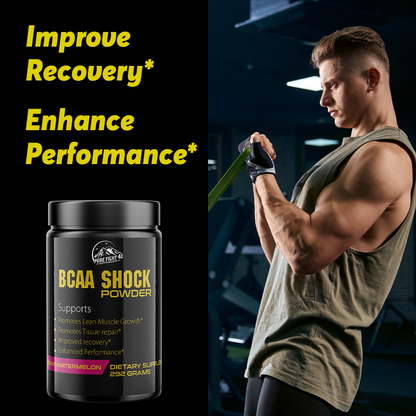 BCAA Shock Powder Honeydew Watermelon Flavor 292 Grams