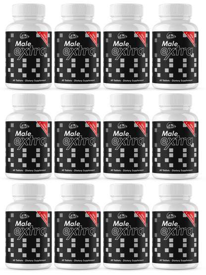 Male Extra - Testosterone Booster  12 Bottles 720 Tablets