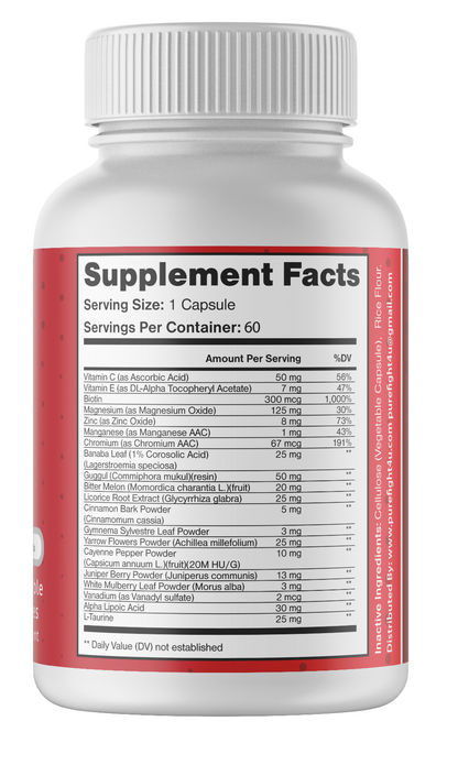 Sugar Balance Supports Healthy Blood Sugar Levels 5 Bottles 300 Veg Caps