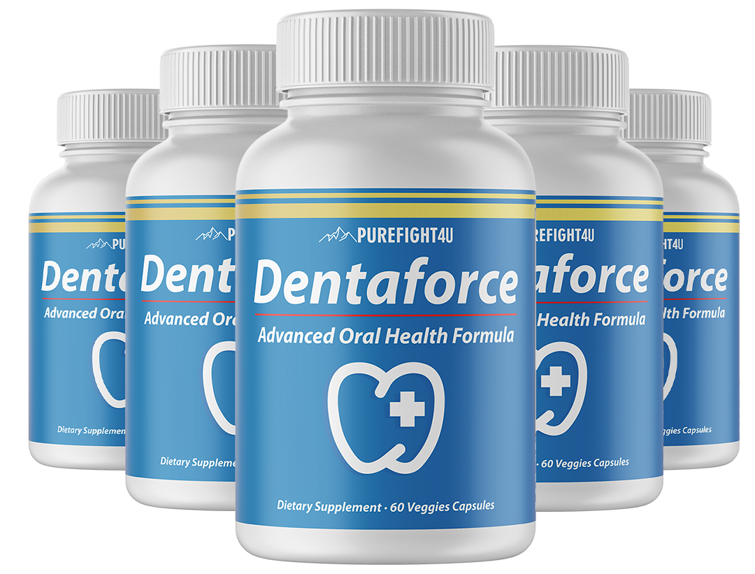 DentaForce Teeth & Gum Supplement - 5 Bottles 300 Capsules