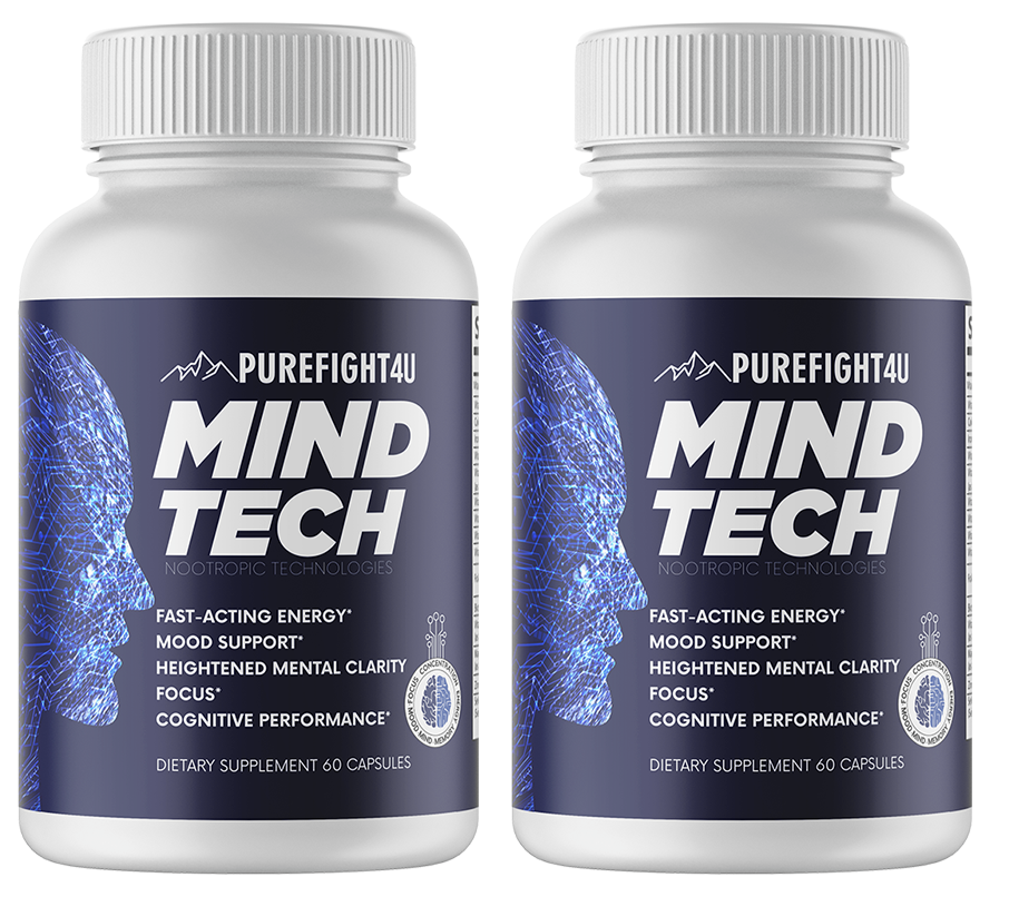 MindTech Nootropic Technologies  Brain Booster Supplement 2 Bottles 120 Capsules