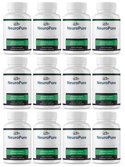 Neuro Pure Advanced Nerve Support Formula - 12 Bottles 720 Capsules