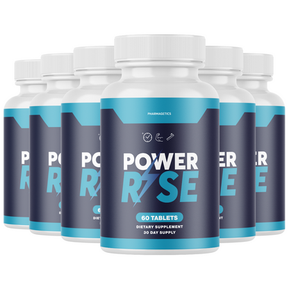 Power Rise Pills, Power Rise for Men, Advanced Male Support - 6 Bottles