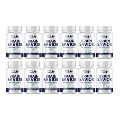 Mindful Wellness Brain Savior - Mind Boost Formula Capsules 12 Bottles 720 Caps