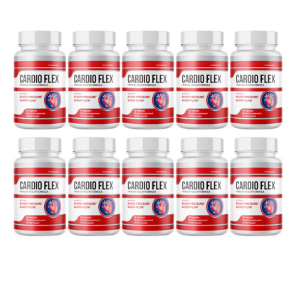 Cardio Flex Premium Health Formula 10 Bottles 600 Capsules