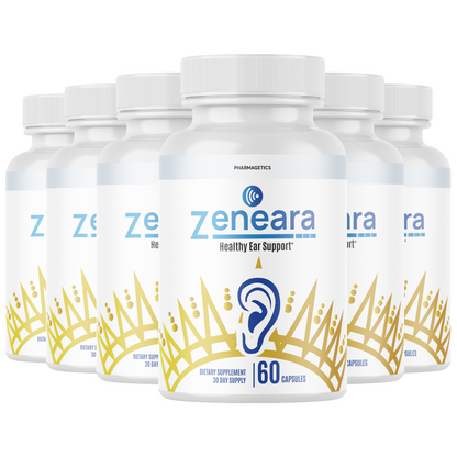 Zeneara, Healthy Ear Support for Ear Ringing & Tinnitus - 6 Bottles