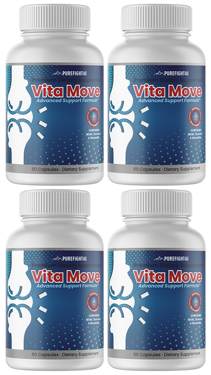 Vita Move Advanced Support Formula 4 Bottles 240 Capsules