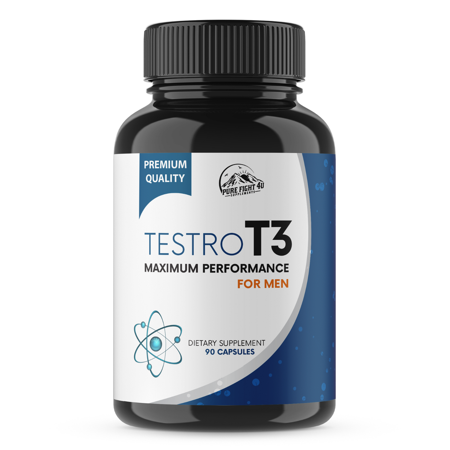 Testro T3 Pills Maximum Performance for Men - 4 Bottles 360 Capsules