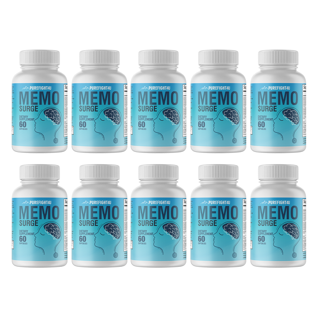 Memo Surge 10 Bottles 600 Capsules