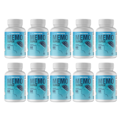 Memo Surge 10 Bottles 600 Capsules