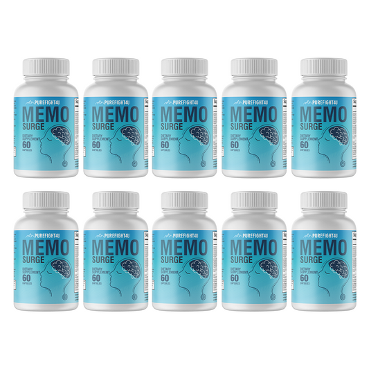 Memo Surge 10 Bottles 600 Capsules