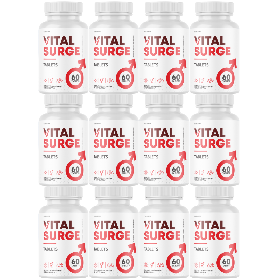 Vital Surge Male Tablets Vital Surge Testo Support Tablets - 12 Bottles