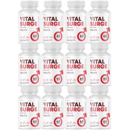 Vital Surge Male Tablets Vital Surge Testo Support Tablets - 12 Bottles