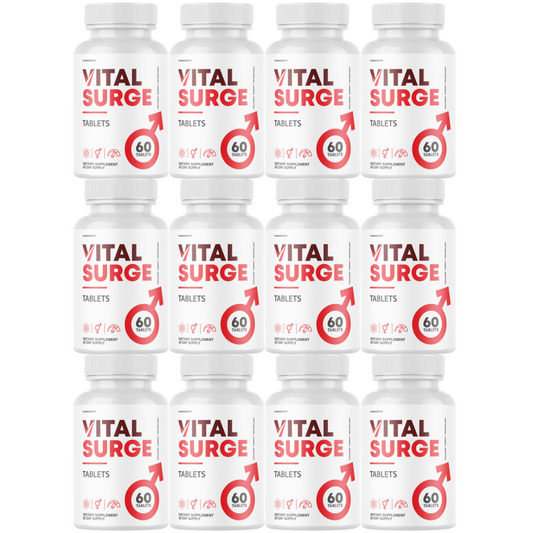 Vital Surge Male Tablets Vital Surge Testo Support Tablets - 12 Bottles