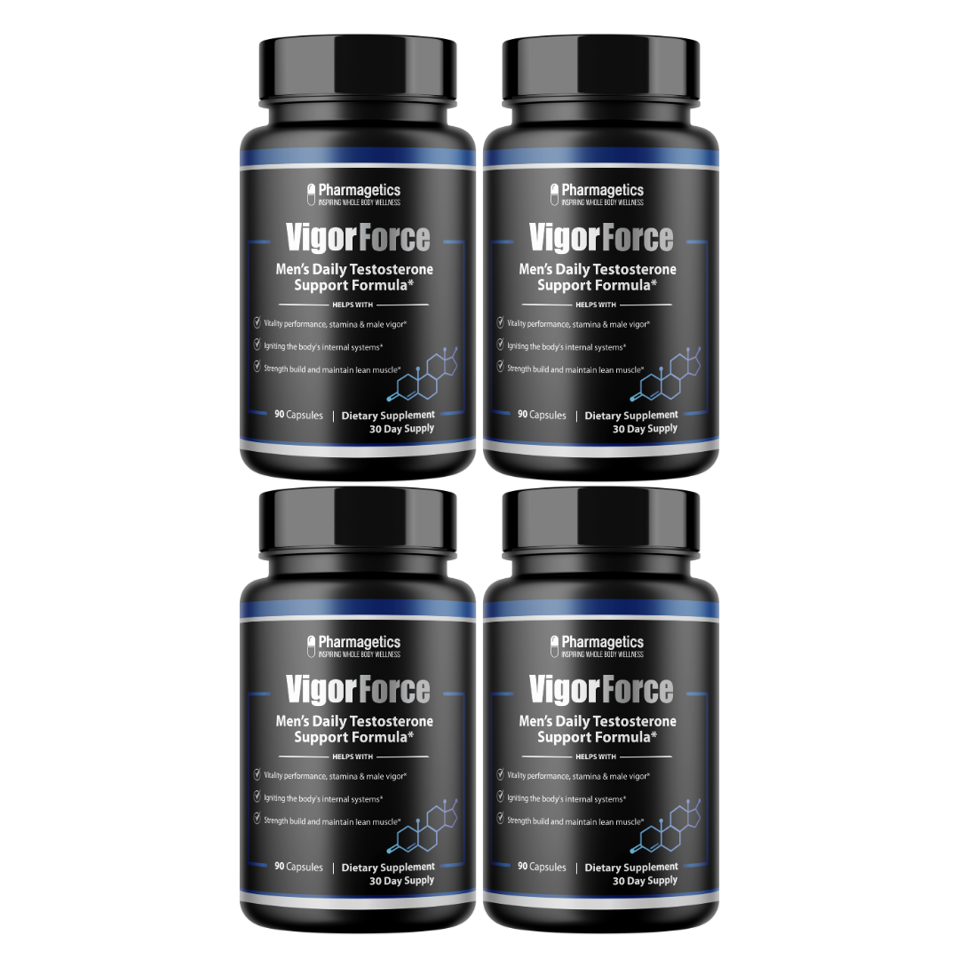 Vigor Force - Men's Enhance Support - 4 Bottles 360 Capsules