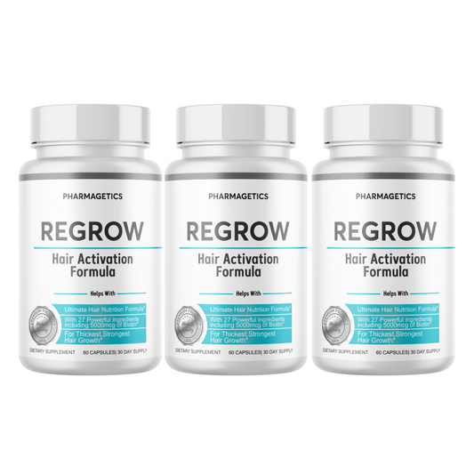 Regrow Hair Activation Formula - 3 Bottles 180 Capsules