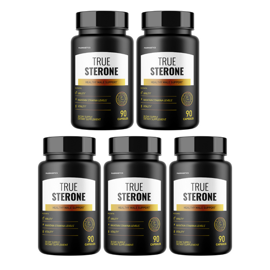 True Sterone Healthy Male Support 5 Bottles 450 Capsules