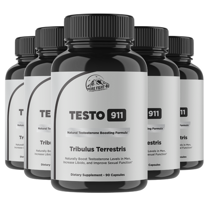 Testo 911 Tribulus Terrestris 5 Bottles 450 Capsules