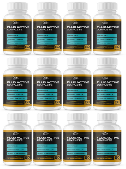 Fluxactive Complete Dietary Supplement 12 Bottles 720 Capsules