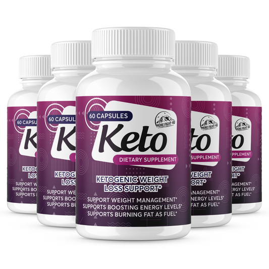 Keto Ketogenic Weight Loss Support 5 Bottles 300 Capsules