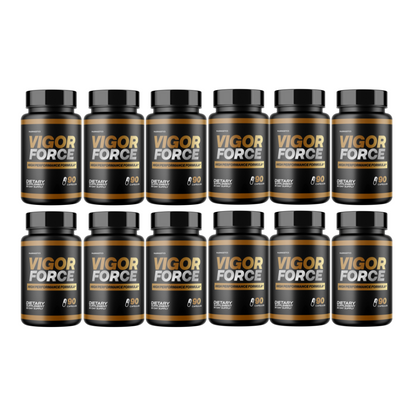 Vigor Force High Performance Formula 12 Bottles 1080 Capsules