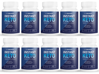 Instant Keto Weight Loss Ketogenic Supplement BHB - 10 Bottles 600 capsules