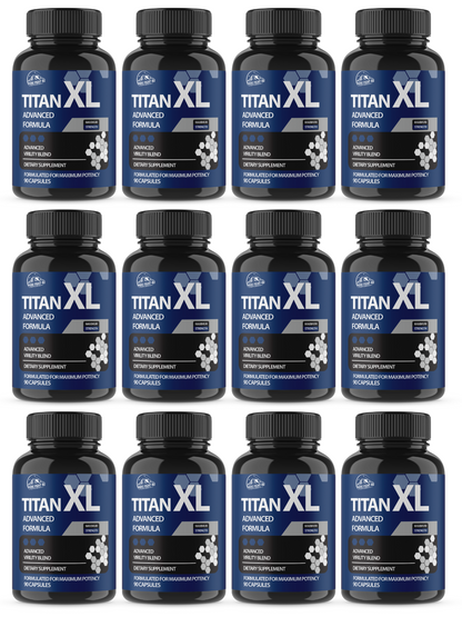 Titan XL Advanced Virility Blend 12 Bottles 1080 Capsules