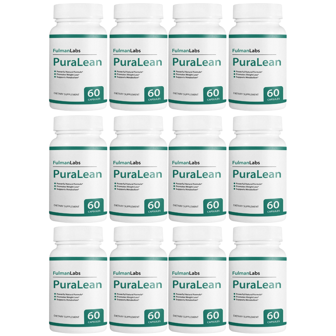 Official PuraLean Pills, Advanced Formula 12 Bottles 720 Capsules