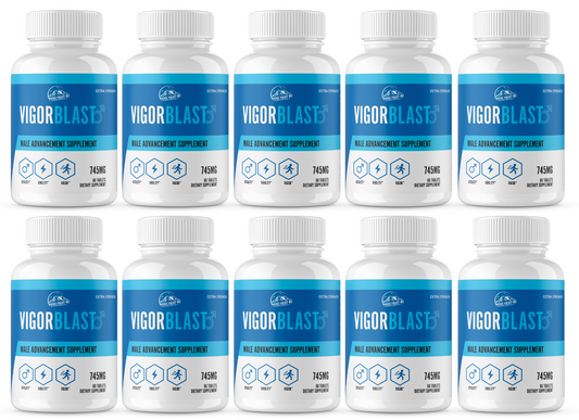 Vigor Blast Male Advancement Supplement 10 Bottles 600 Tablets