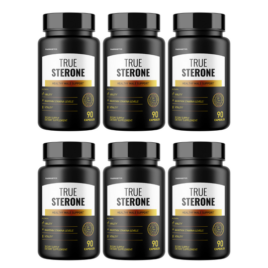 True Sterone Healthy Male Support 6 Bottles 540 Capsules