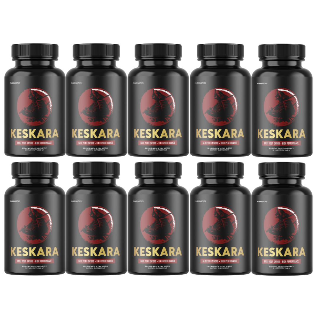 Keskara Male Health Pills to Boost Vitality and Overall Performance - 10 Bottles