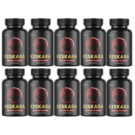 Keskara Male Health Pills to Boost Vitality and Overall Performance - 10 Bottles