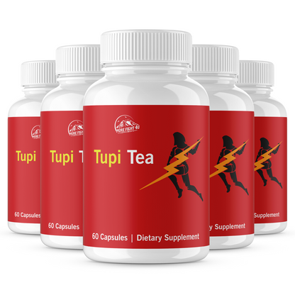 Tupi Tea Dietary Supplement - 5 Bottles 300 Capsules