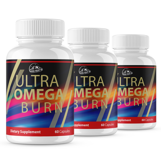 Ultra Omega Burn Dietary Supplement - 3 Bottles 180 Capsules