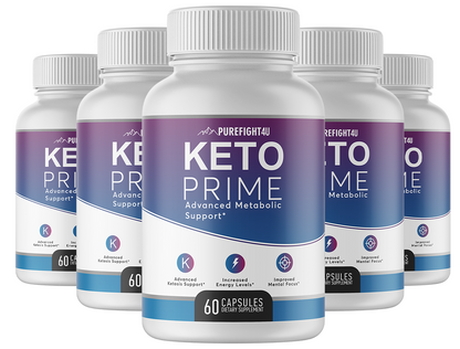 Keto Prime - Advanced Metabolic Support 5 Bottles 300 Capsules