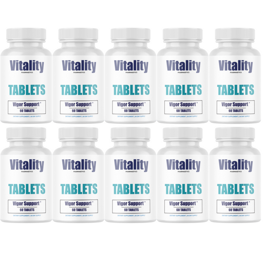 Vitality Tablets Dots For Men, Vitality Dots, Vitality Tablets Dots - 10 Bottles