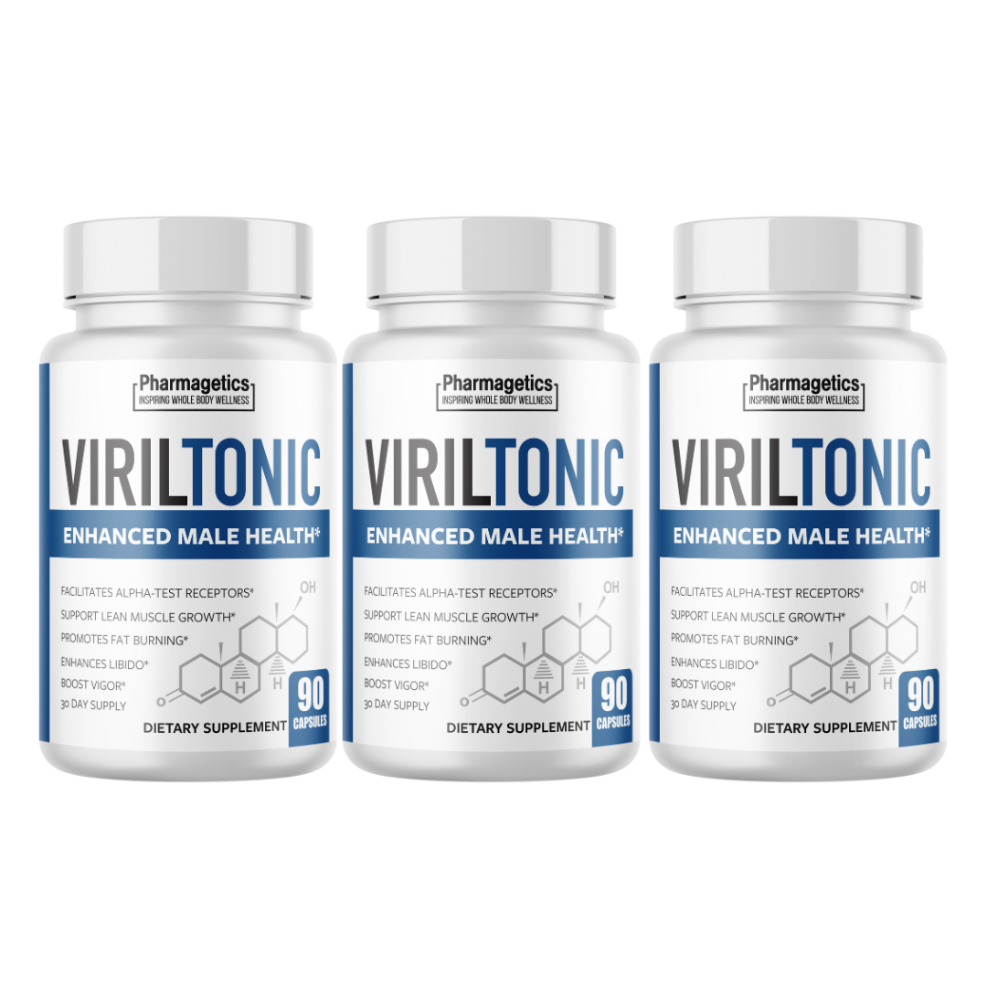 VirilTonic - Enhanced Male Health - 3 Bottles 270 Capsules