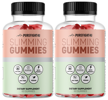 Slimming Gummies Dietary Supplement - 2 Bottles 120 Gummies